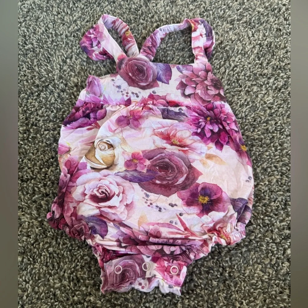 Posh Peanut bubble romper in Amira